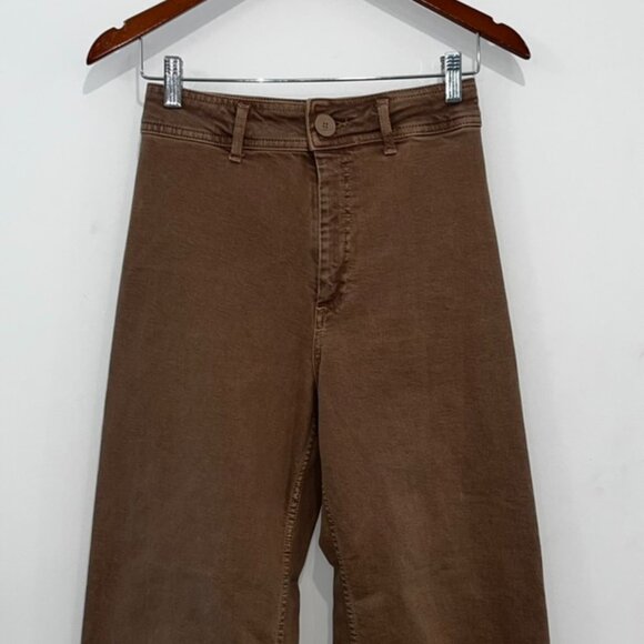 Zara Denim - ZARA Brown Wide Leg Jeans